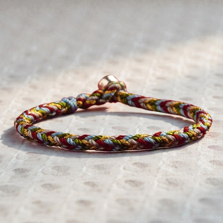 Tibet Handmade Five Bracelet - Color Thread Protection Braid String