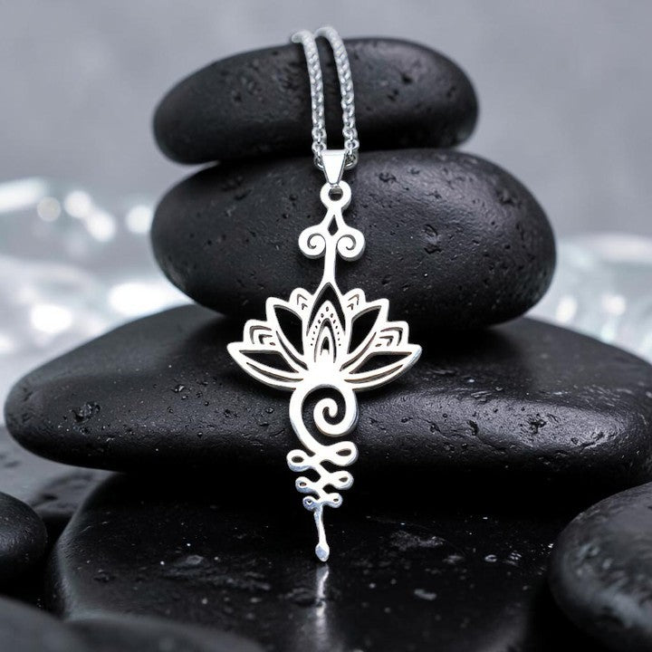 Lotus Luck Necklace — Prosperity & Balance Pendant