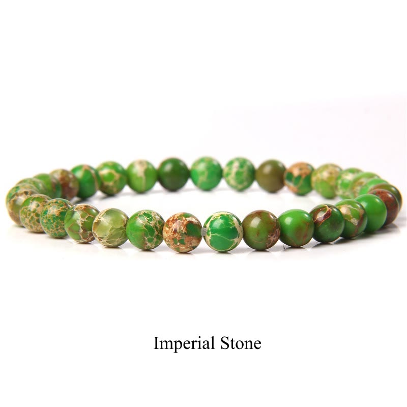 Natural Stone Quartz Bracelet - Healing Beads