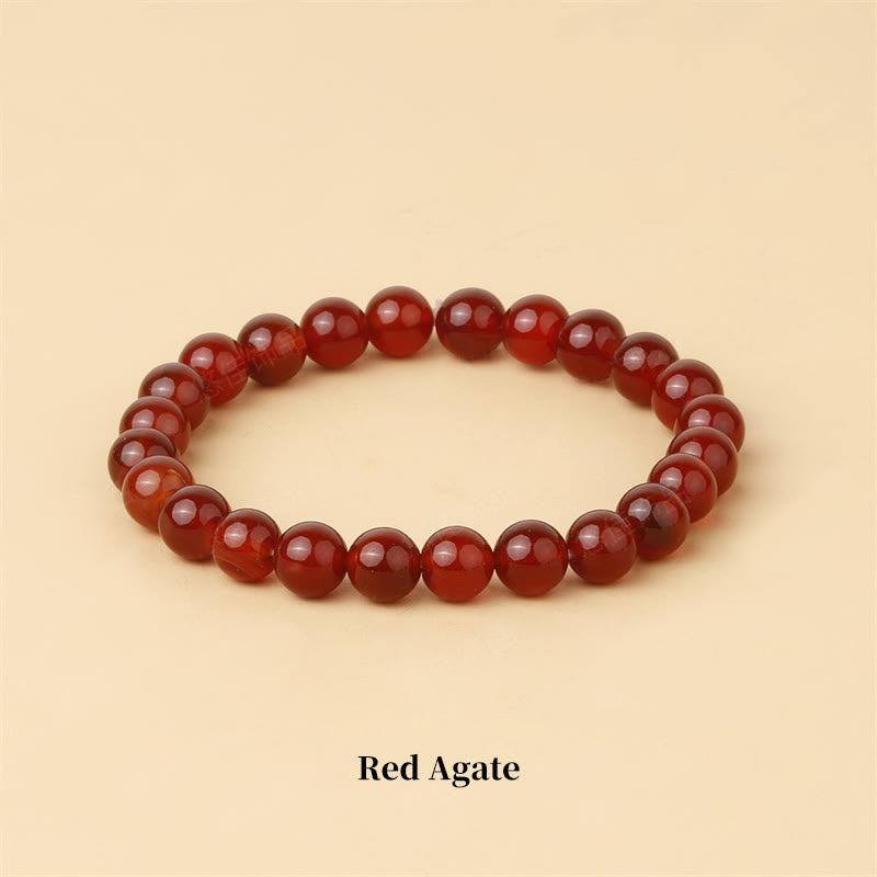 Natural Stone Quartz Bracelet - Healing Beads