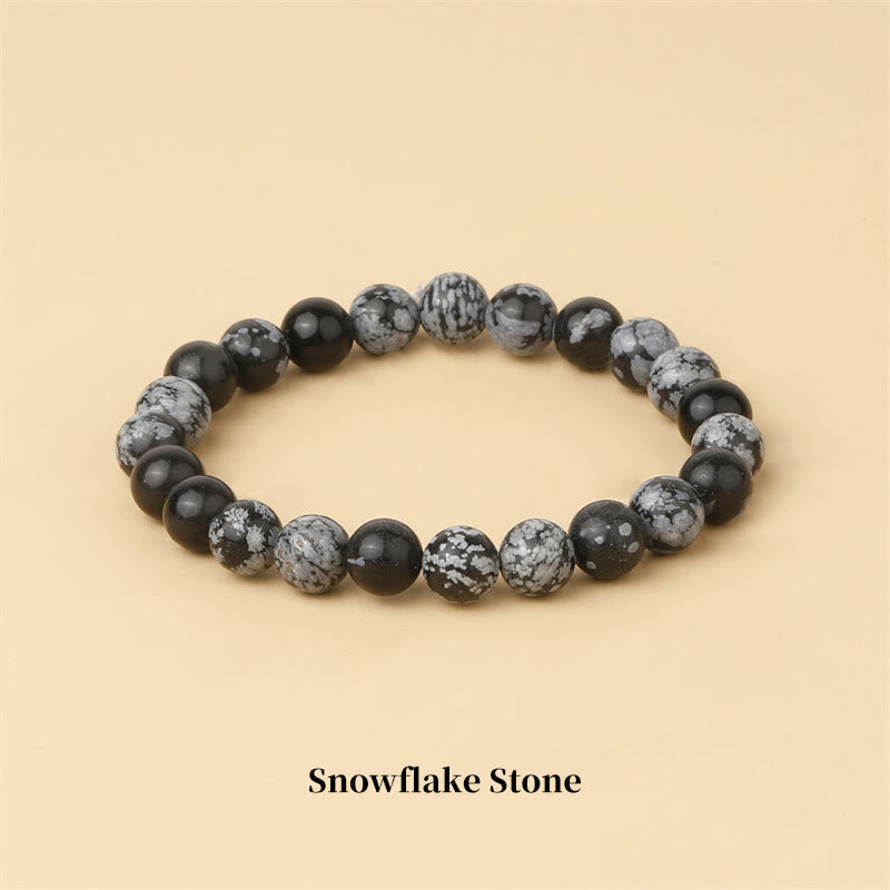 Natural Stone Quartz Bracelet - Healing Beads