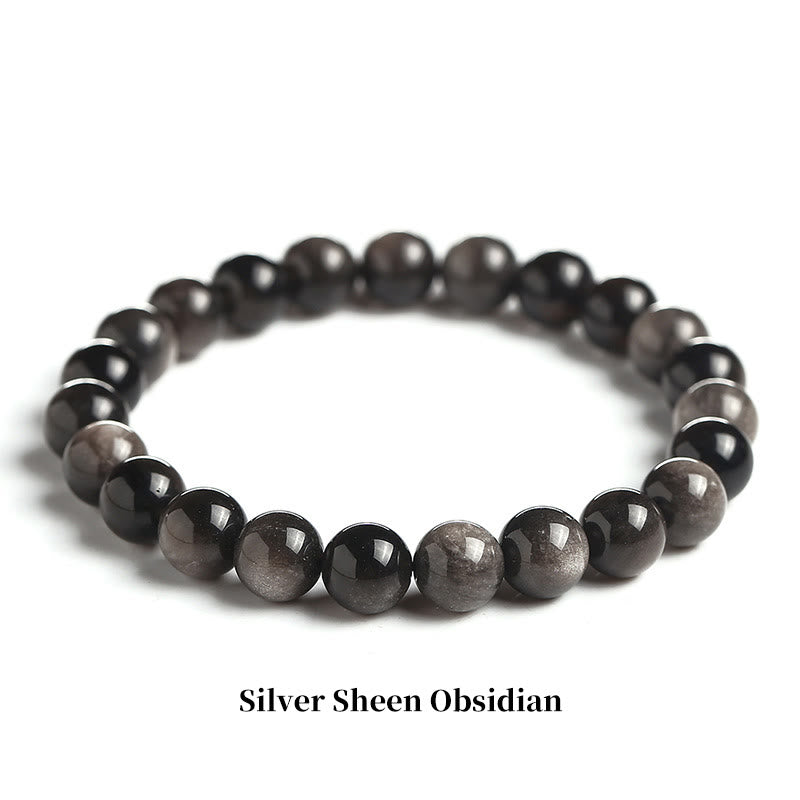 Natural Stone Quartz Bracelet - Healing Beads