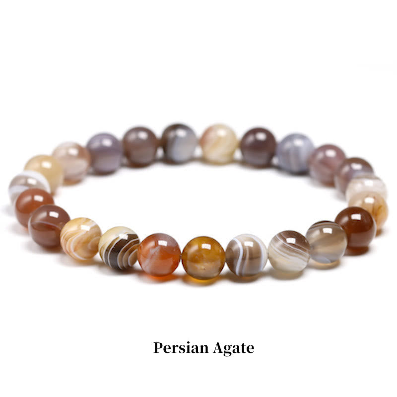 Natural Stone Quartz Bracelet - Healing Beads