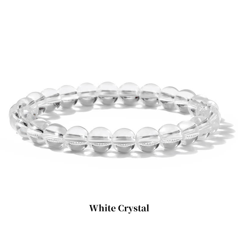 Natural Stone Quartz Bracelet - Healing Beads