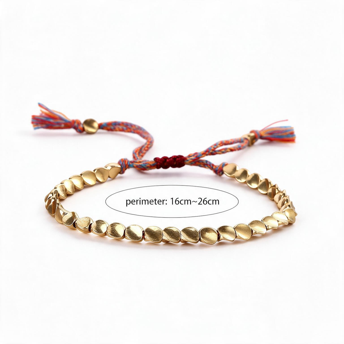 Tibetan Copper Beads Bracelet — Grounding & Protection