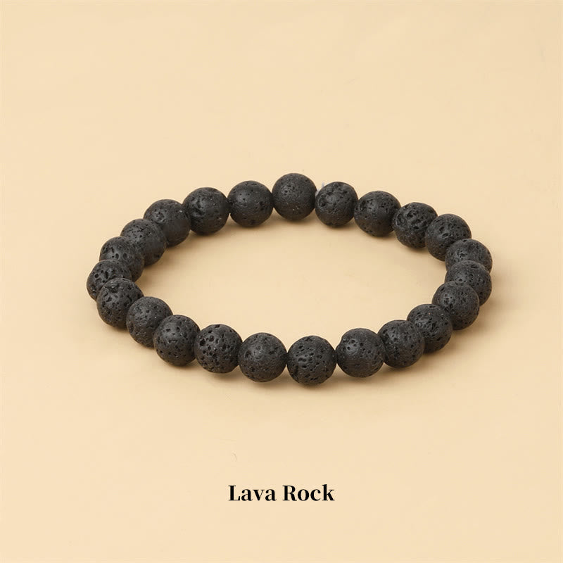 Natural Stone Quartz Bracelet - Healing Beads