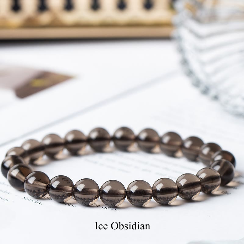 Natural Stone Quartz Bracelet - Healing Beads