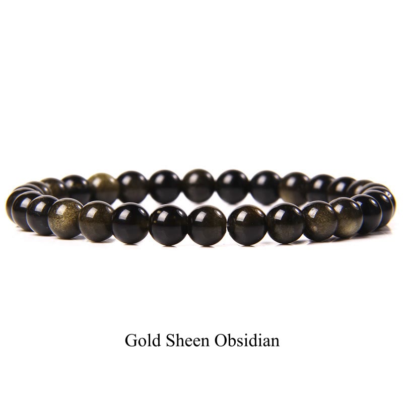 Natural Stone Quartz Bracelet - Healing Beads