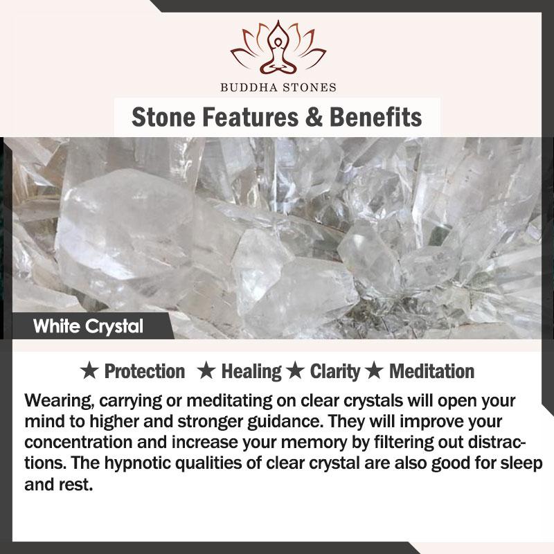 Natural Stone Quartz Bracelet - Healing Beads