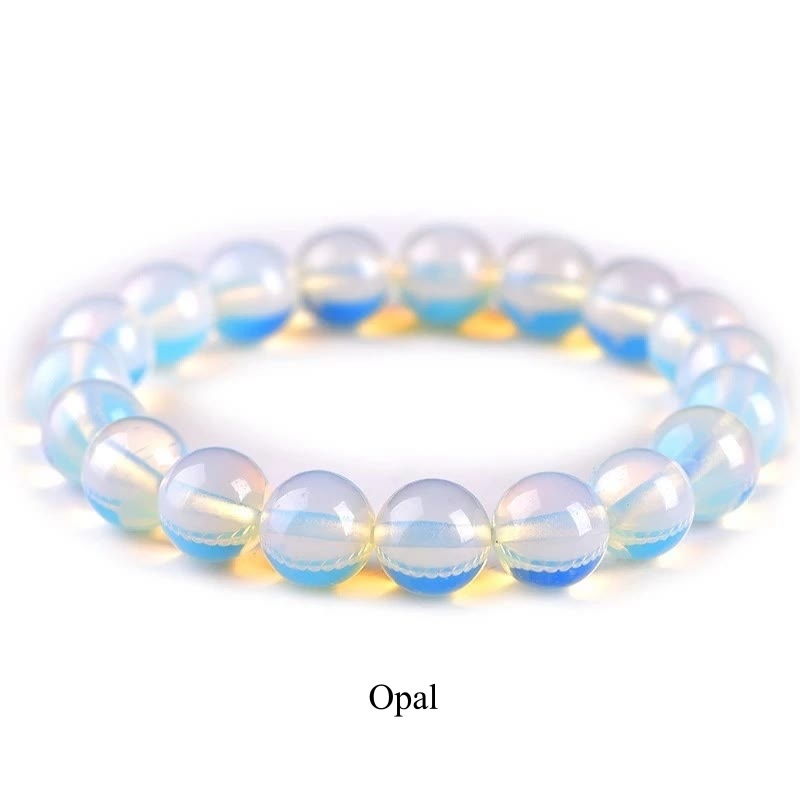 Natural Stone Quartz Bracelet - Healing Beads
