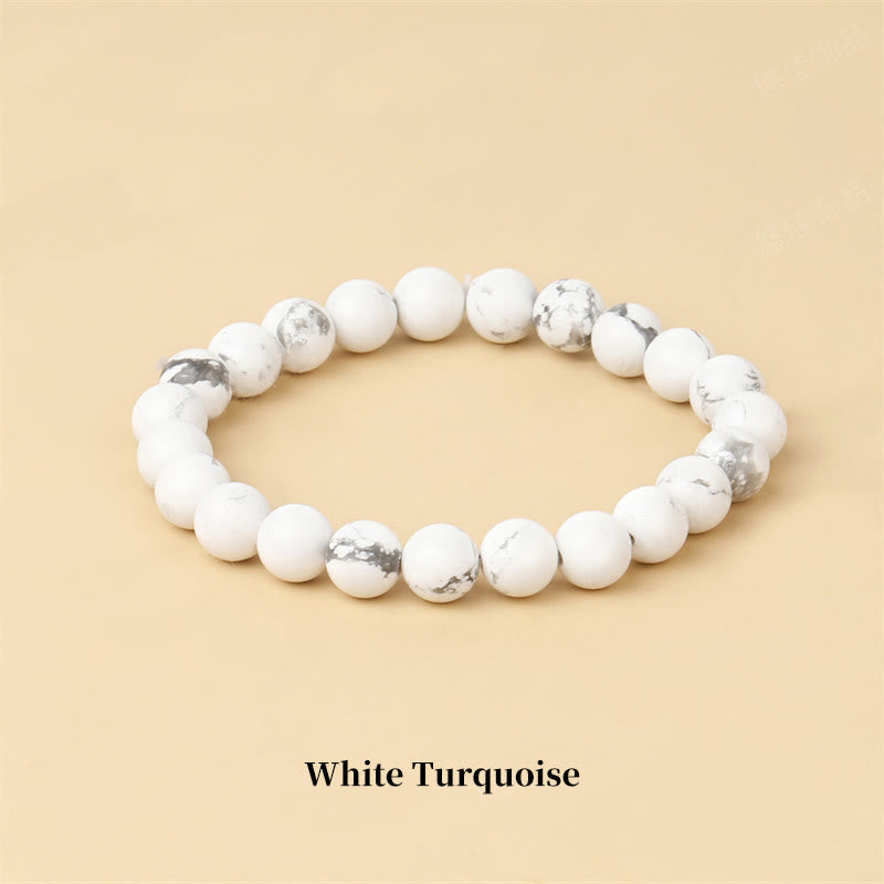Natural Stone Quartz Bracelet - Healing Beads
