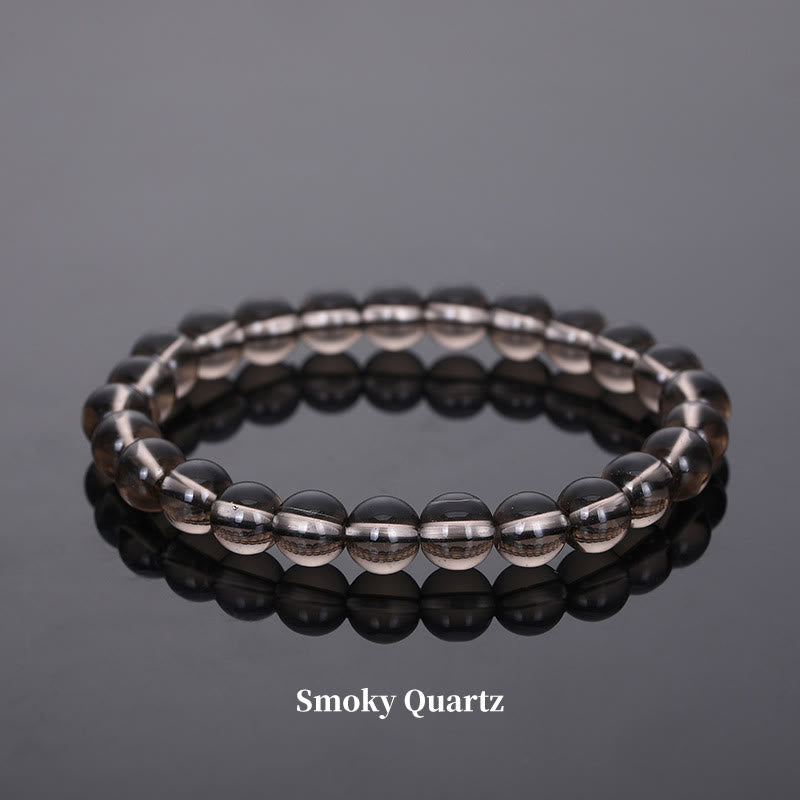 Natural Stone Quartz Bracelet - Healing Beads