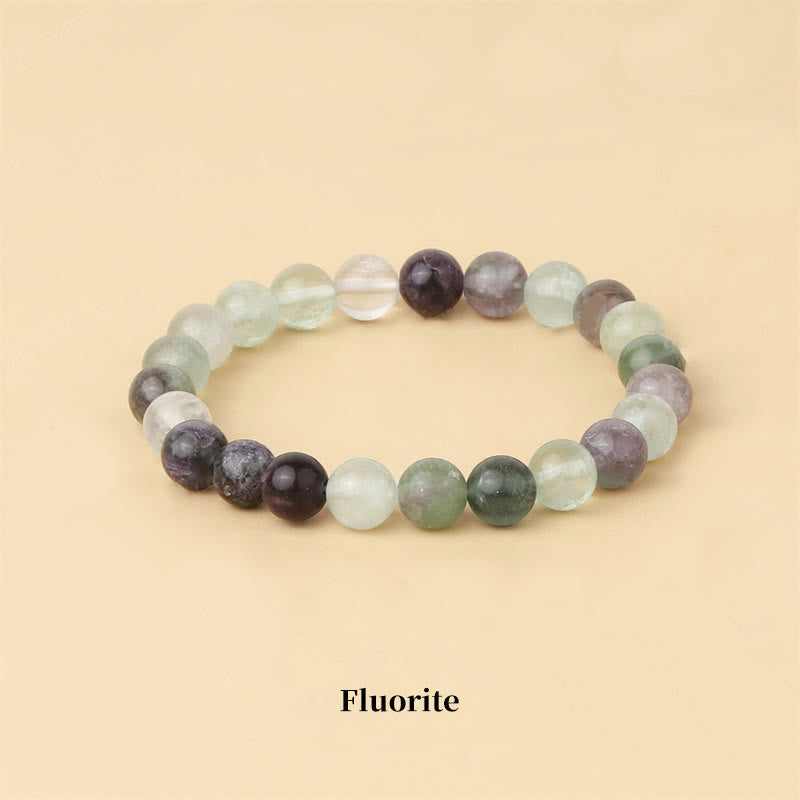 Natural Stone Quartz Bracelet - Healing Beads