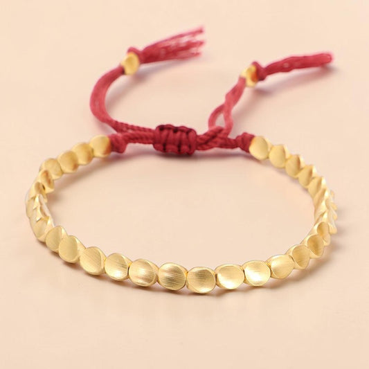 Tibetan Copper Beads Bracelet — Symbol of Prosperity