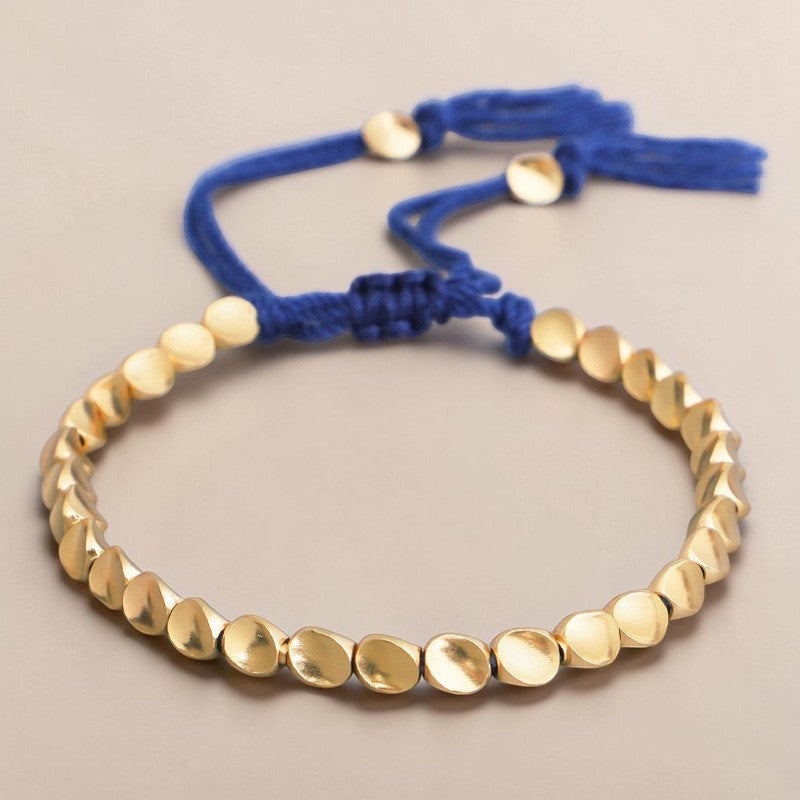Tibetan Copper Beads Bracelet — Symbol of Prosperity