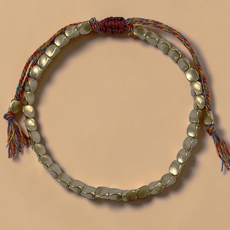 Tibetan Copper Beads Bracelet — Symbol of Prosperity