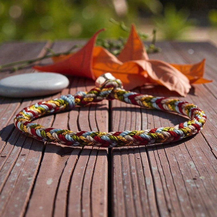Tibet Handmade Five Bracelet - Color Thread Protection Braid String