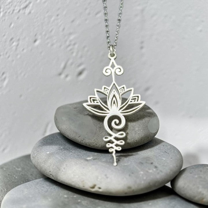Lotus Luck Necklace — Prosperity & Balance Pendant