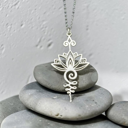 Lotus Luck Necklace — Prosperity & Balance Pendant