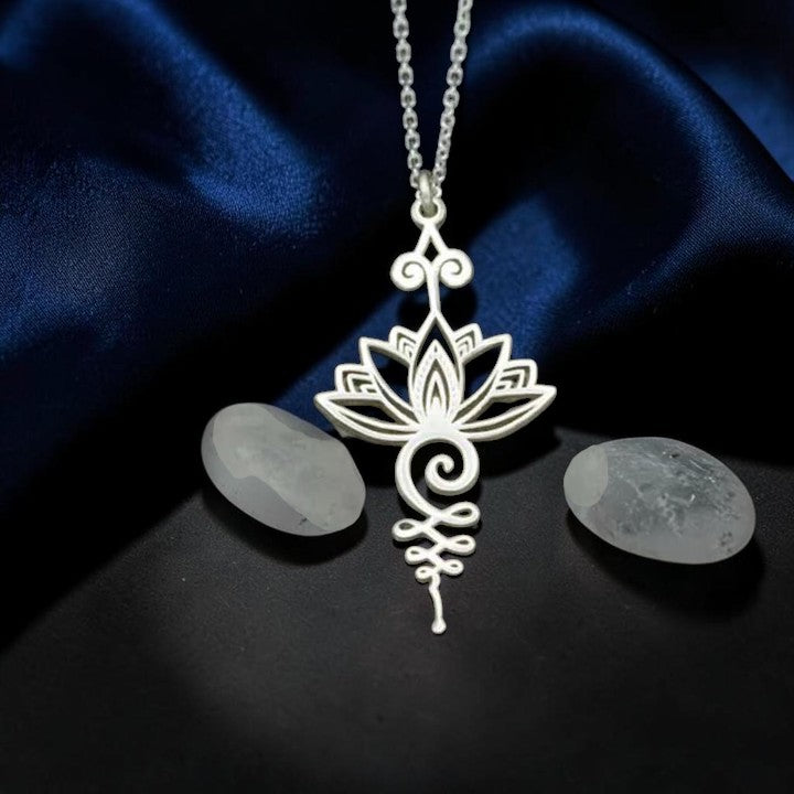 Lotus Luck Necklace — Prosperity & Balance Pendant