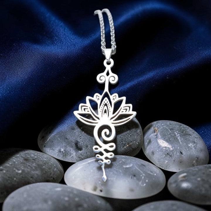 Lotus Luck Necklace — Prosperity & Balance Pendant