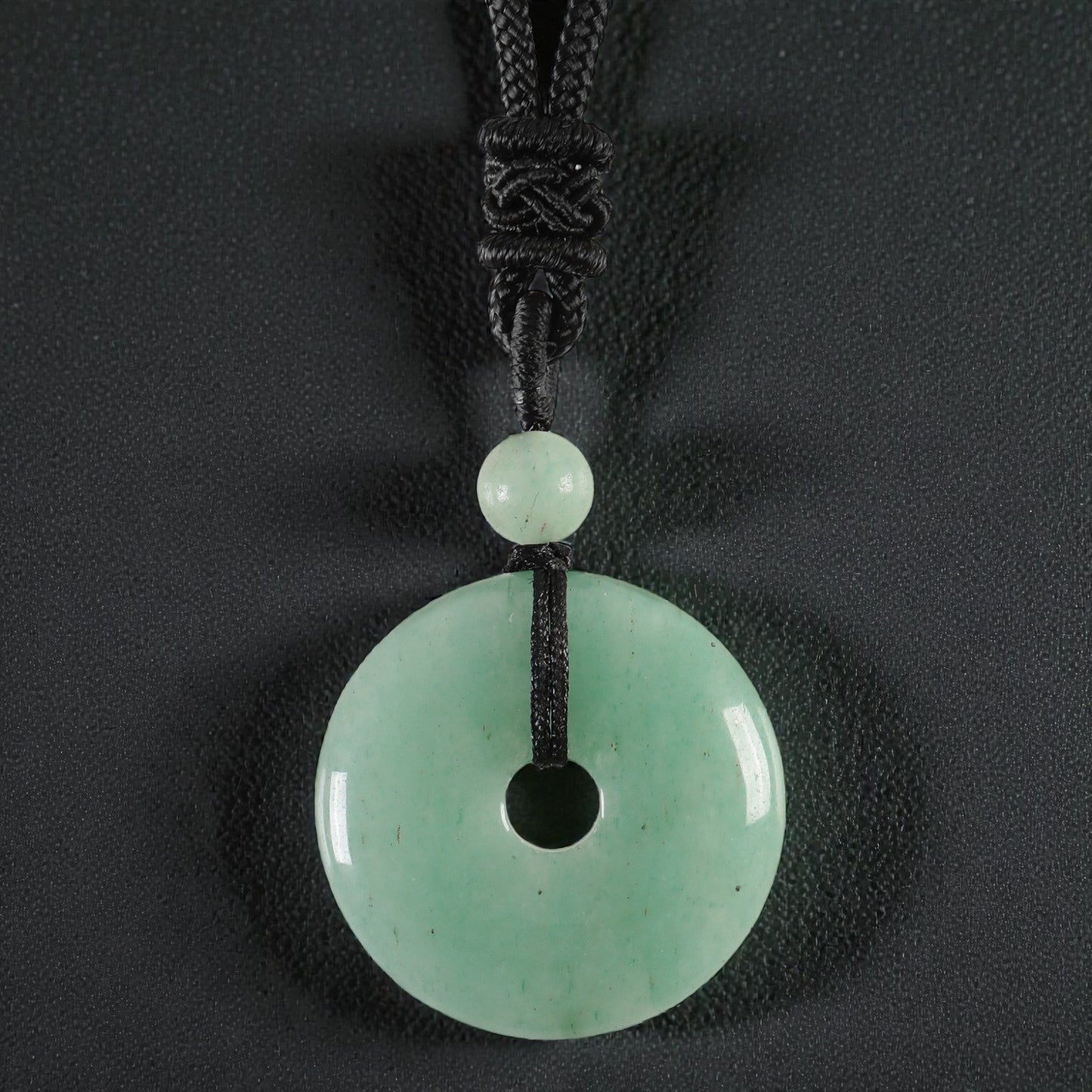 Lucky Coin Pendant Necklace - Healing Crystal Gemstone
