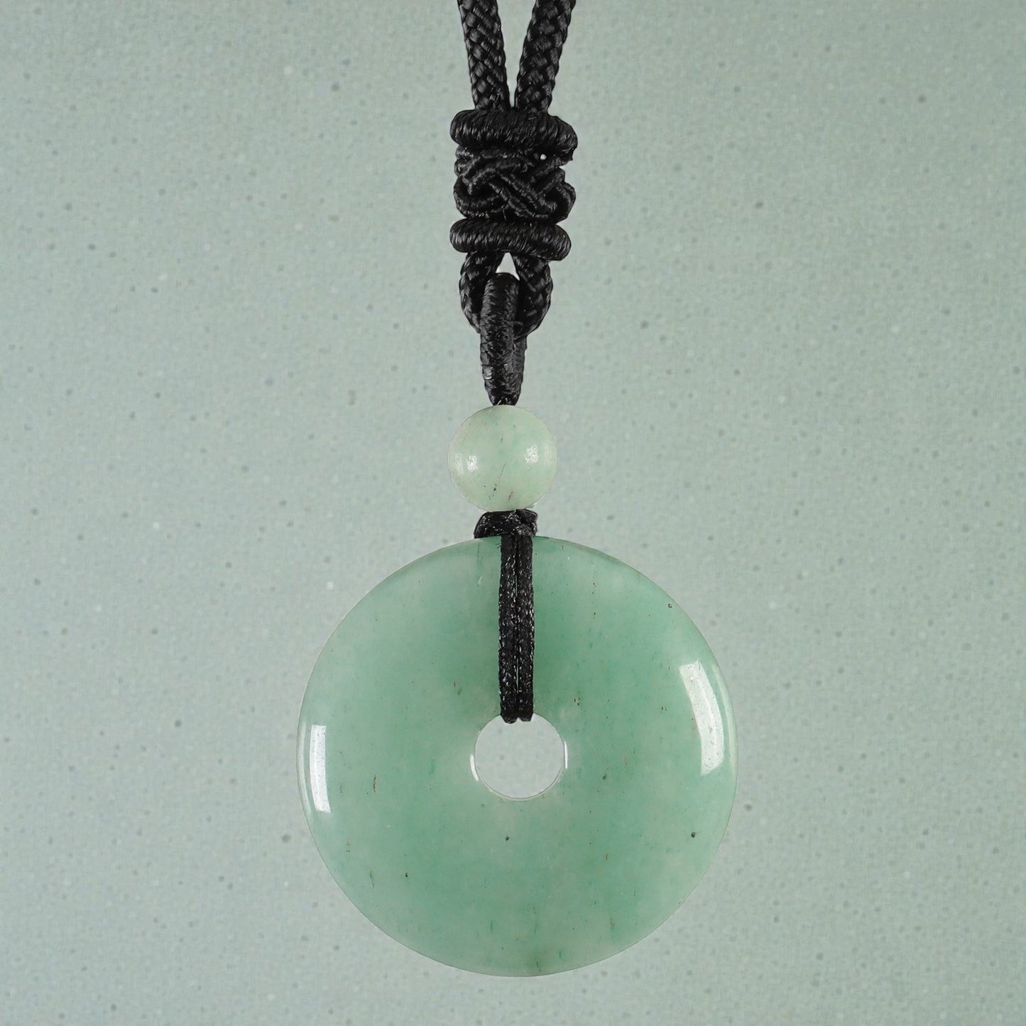 Lucky Coin Pendant Necklace - Healing Crystal Gemstone