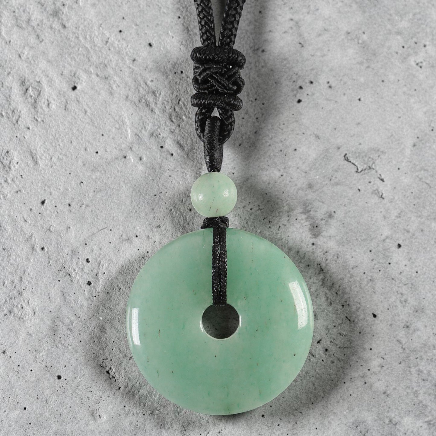 Lucky Coin Pendant Necklace - Soothing Crystal Gemstone
