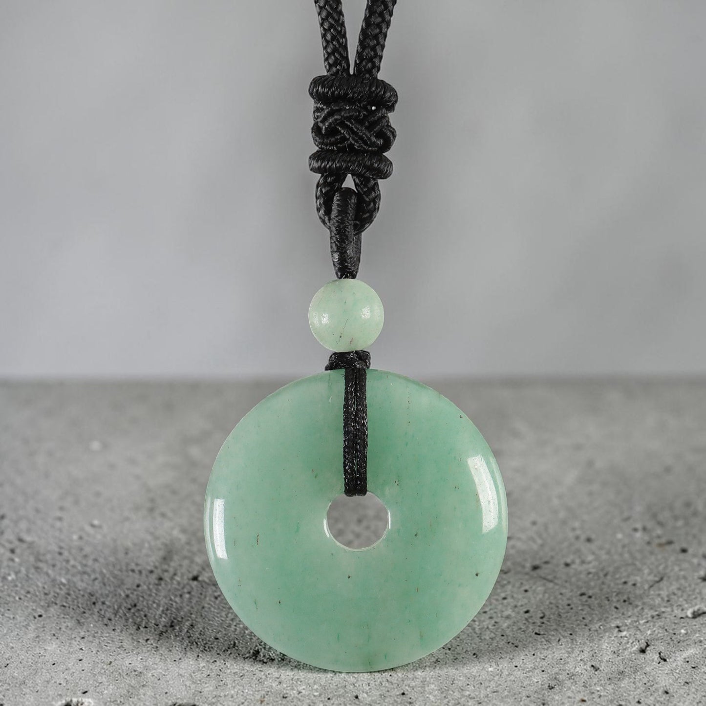 Lucky Coin Pendant Necklace - Soothing Crystal Gemstone