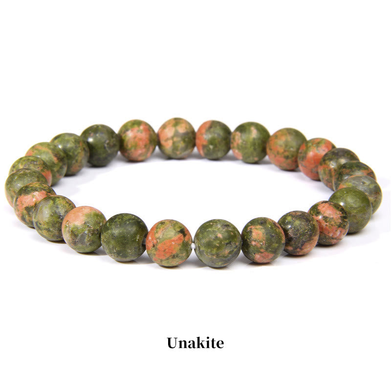 Natural Stone Quartz Bracelet - Healing Beads
