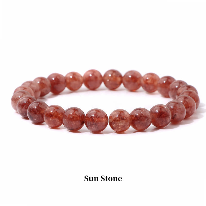 Natural Stone Quartz Bracelet - Healing Beads
