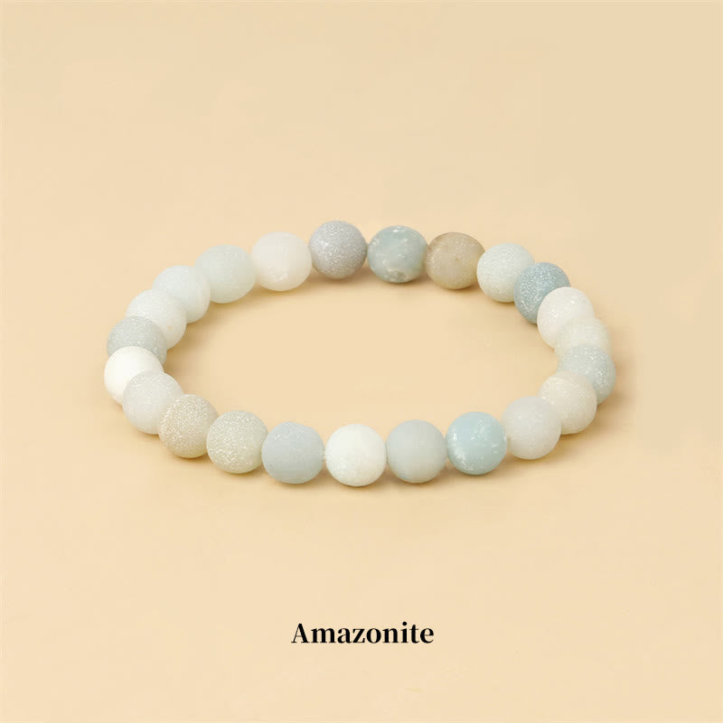 Natural Stone Quartz Bracelet - Healing Beads