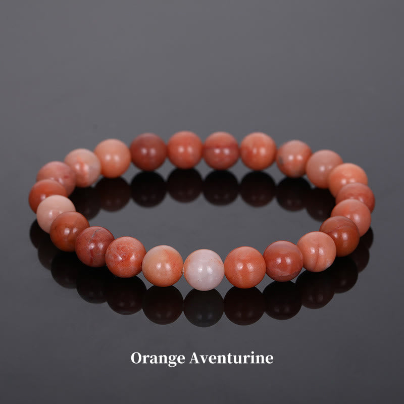 Natural Stone Quartz Bracelet - Healing Beads