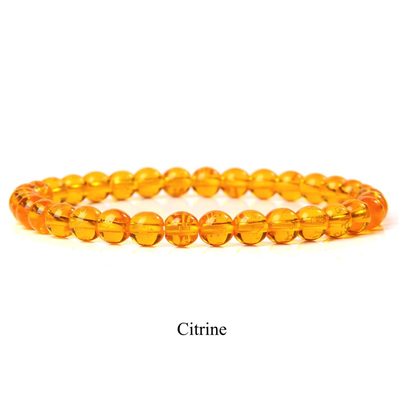 Natural Stone Quartz Bracelet - Healing Beads
