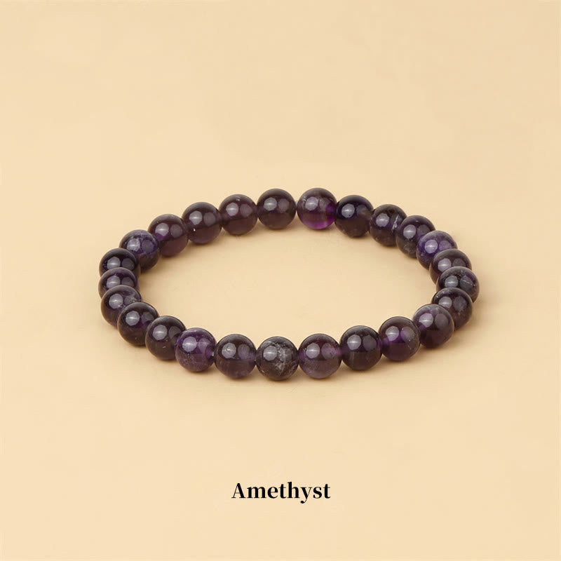 Natural Stone Quartz Bracelet - Healing Beads