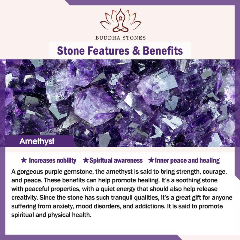 Natural Stone Quartz Bracelet - Healing Beads