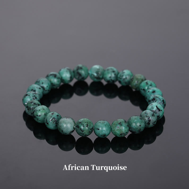 Natural Stone Quartz Bracelet - Healing Beads